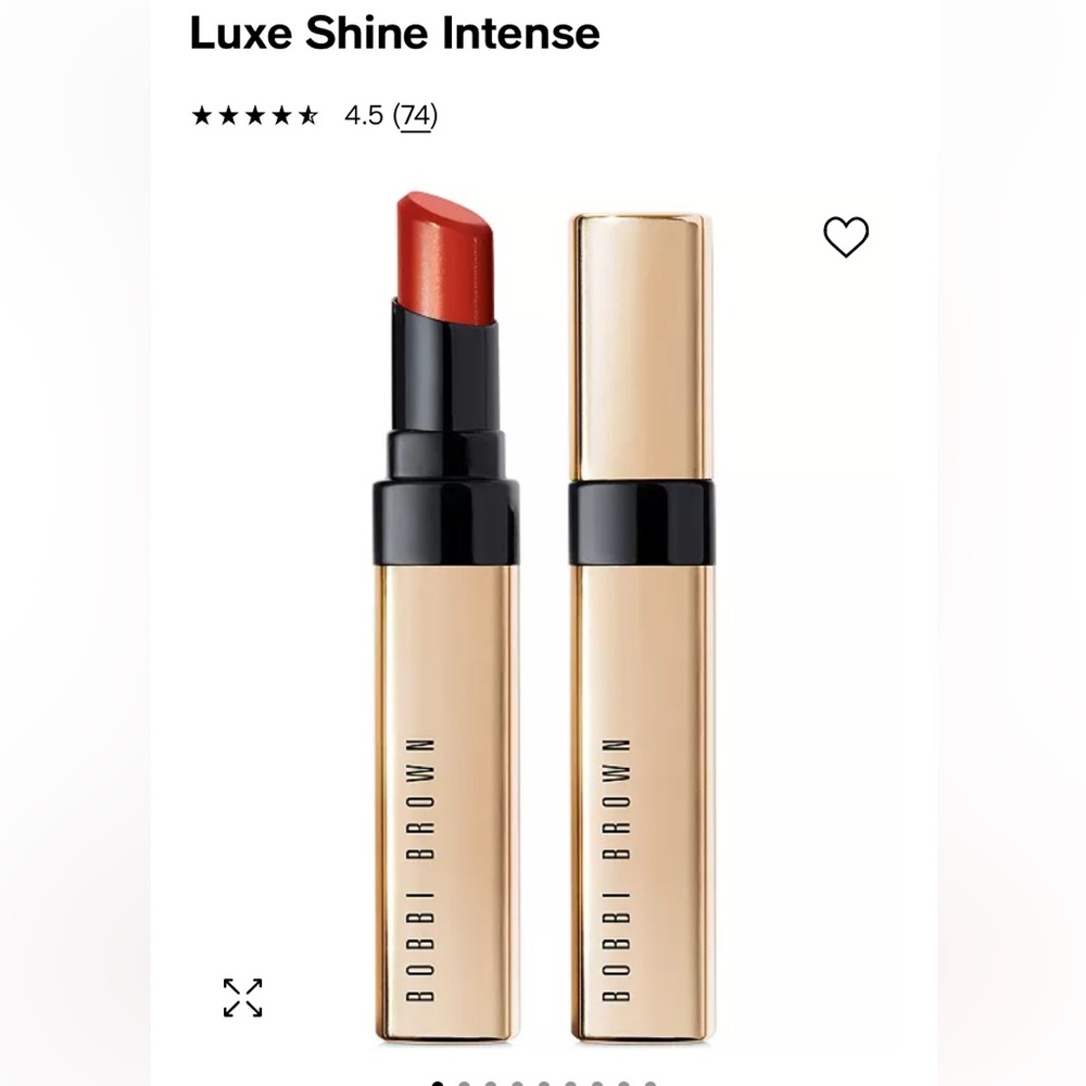 Bobbi Brown Luxe Shine Intense Lipstick in Supernova, New In Box 0.11 OZ/ 3.4 g